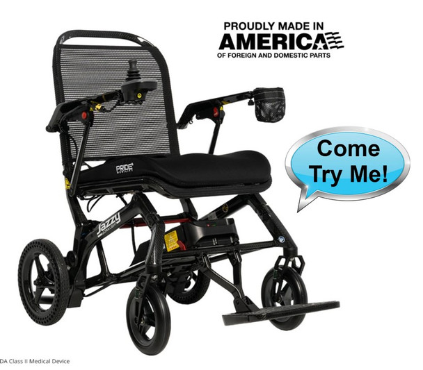 Clearance! Jazzy Ultra Light - 33lbs Folding Power Chair (Floor Model)