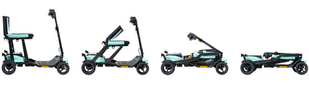Clearance! GOGO Super Portable - 41lbs Folding Scooter - Black