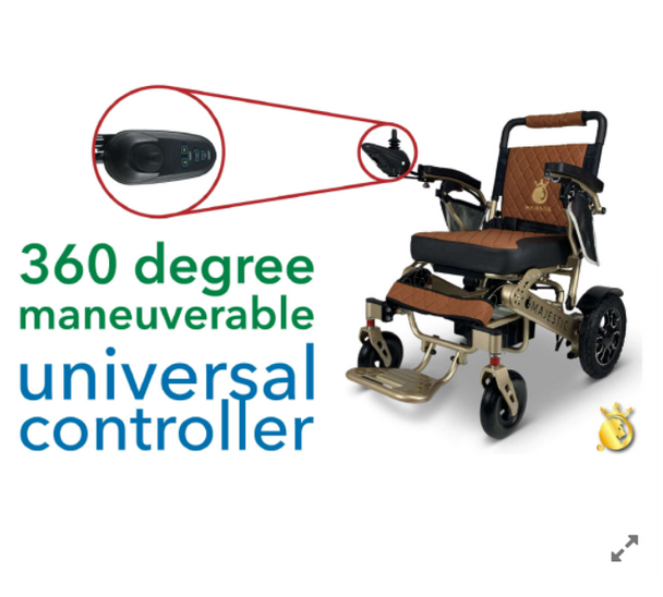 ComfyGo Majestic IQ-7000 Auto-Folding Remote Controlled Electric Wheelchair