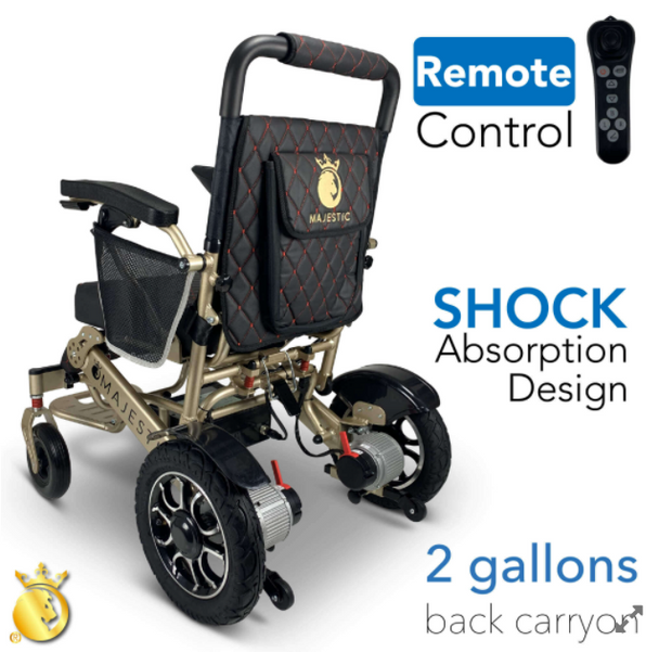 ComfyGo Majestic IQ-7000 Auto-Folding Remote Controlled Electric Wheelchair