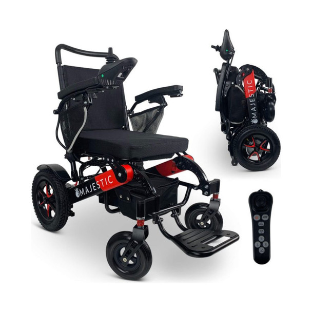 ComfyGo Majestic IQ-7000 Auto-Folding Remote Controlled Electric Wheelchair