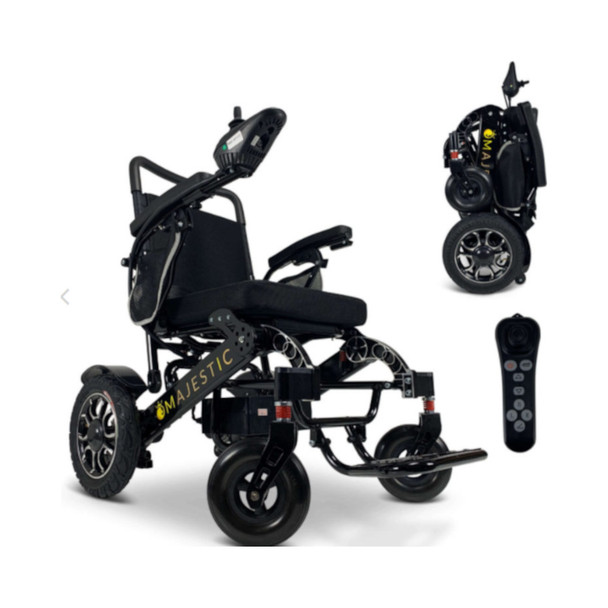 ComfyGo Majestic IQ-7000 Auto-Folding Remote Controlled Electric Wheelchair