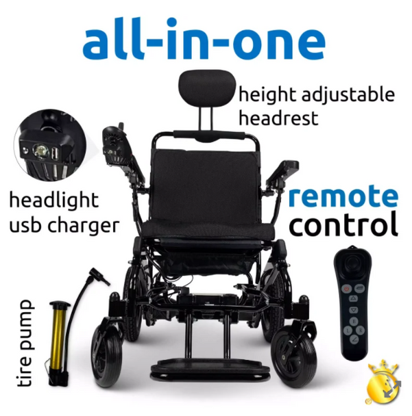 ComfyGo Majestic IQ-8000 Remote Controlled Electric Wheelchair