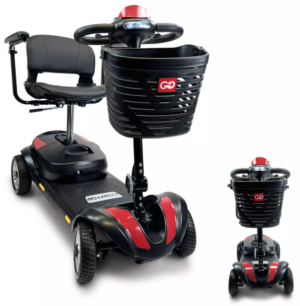 ComfyGo Z-4 Mobility Scooter - Red