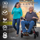 Clearance! Rascal® Carbon Cruiser Folding Electric Wheelchair