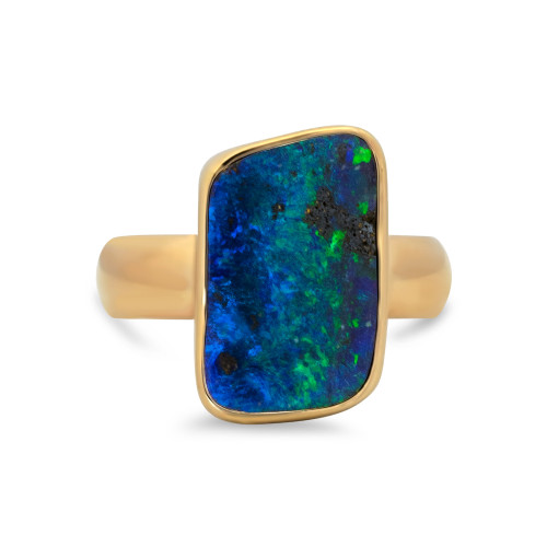 Boulder opal ring- Lost Sea Opals
