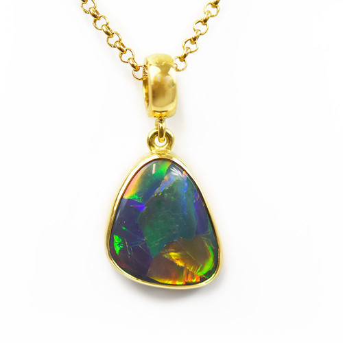 Lost Sea Opal Dark Opal Pendant