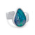 Dark Crystal opal - Lost Sea Opals - Silver Ring