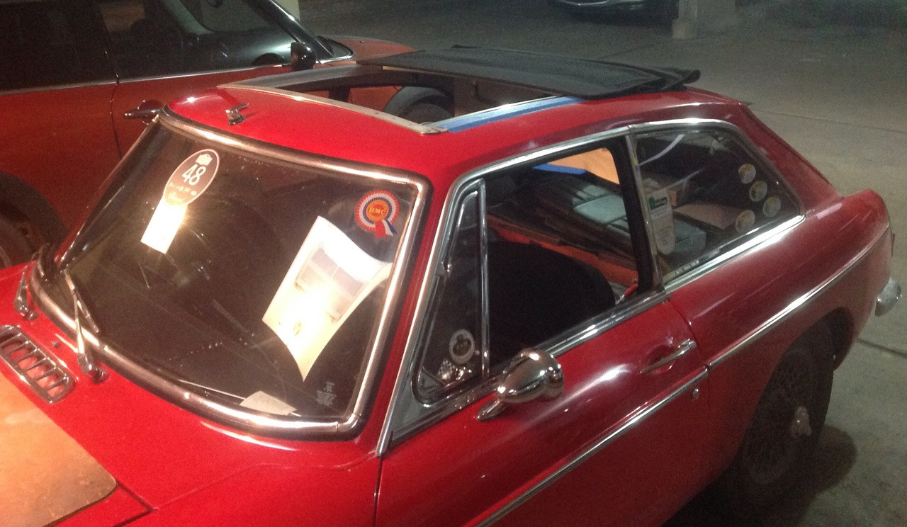 MGB GT Sliding Ragtop Sunroof - Legacy Products