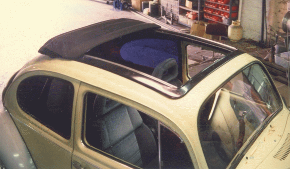 VW Beetle 1953-1976 (Type 1) 2 Fold Sliding Ragtop W/ Paintable ...