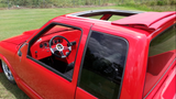 94-01 Chevy/GMC S10 & Sonoma Ext Cab Sliding Ragtop Folding Sunroof Kit Installed Top