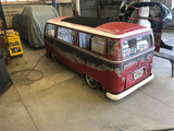 68-79 VW Bus 46"x72"  Early Size Sliding Ragtop Closed View