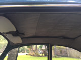 1953-1976 VW Beetle Sliding Ragtop Sunroof Kit Interior View With Headliner Instaled