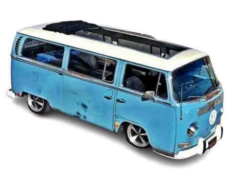 68-79 VW Bus 40"x100" Sliding Ragtop Folding Sunroof Kit