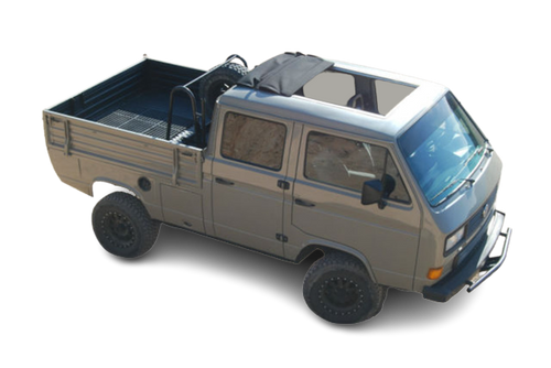 1979-1992 VW T2/T3 Doka (Vanagon) 46" x 50" Sliding Ragtop Folding Sunroof Kit