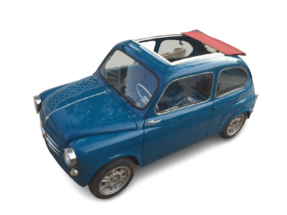 1955-1969 Fiat 600 2dr 34x44 Sliding Ragtop Sunroof Kit - Legacy