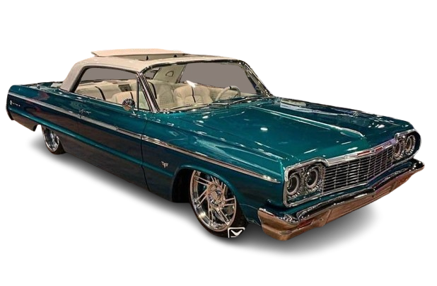 1964 CHEVY IMPALA CONVERTIBLE DONKリフトアップ 1963-1964 Chevy Caprice & Impala Sliding Ragtop - Legacy Products