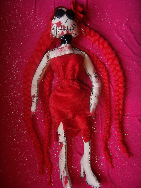 Ms.  Fire Zombie Doll  
