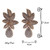 Palm leaf earrings