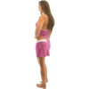 Jettribe Ildi Swim Skirt - Pink & Black (Medium Only - Clearance) 