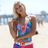 Jettribe Casey Tankini - Blue/Green/Pink (Large Only - Clearance) 