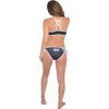 Jettribe Sporty Spice Bikini 2pc Set - Black/White PWC Jetski Swimwear 