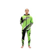 Sharpened Tour Coat - Green or Oversized Neoprene Jacket or Closeout Size Small Only
