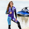Newport Ladies Wetsuit Purple | 2 Piece Set | PWC Jet Ski Ride & Race (Size:  Medium)