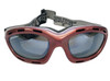 Jettribe Classic Berry Red/Smoke Lens Goggles PWC Jetski Ride & Race 