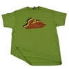 Jettribe Sitdown Retro Mens T-Shirt or Kiwi Green or PWC Jetski Ride and Race Apparel