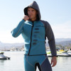 Jettribe Team Rider Hybrid Wetsuit Jacket or Blue / Grey or Hooded Jacket Only