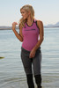Ladies Team Rider Wetsuit John Only | Pink / Grey | Sleeveless One Piece
