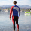 Jettribe Hyper Blue/Red Wetsuit or 2 Piece Set or John and Jacket