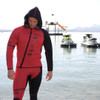 Jettribe Team Rider Wetsuit - Red or 2 Piece Set or Hooded Jacket and Sleeveless John