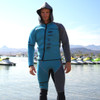 Jettribe Team Rider Wetsuit - Blue / Grey or 2 Piece Set or Hooded Jacket and Sleeveless John