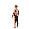  1st Generation Sharpened Neon Orange Wetsuit | 2 Piece Set | John & Jacket | Closeout Size Small 