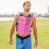 Jettribe USCG Circuit Vest | Pink / Blue | Coast Guard Approved CGA Type 3 | Side-Entry Jet Ski Vest (Pre-Order) 