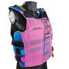 Jettribe USCG Circuit Vest | Pink / Blue | Coast Guard Approved CGA Type 3 | Side-Entry Jet Ski Vest 