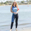 Ladies Lycra Ride Suit - Cool Blue | 2 Piece Set | UV Protection | Jacket & John