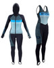 Ladies Lycra Ride Suit - Cool Blue | 2 Piece Set | UV Protection | Jacket & John