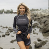 Hibiscus Ladies Board Shorts | Black | PWC Jetski Ride & Race Apparel 
