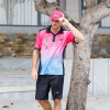 JTR Series Polo Pit Shirt-Pink/ Teal JTR Series Polo Pit Shirt-Pink/ Teal