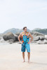RS.25 Side Entry Impact Vest (Orange/ Aqua) Version 3 **SNEAK PEEK 2025 SERIES**