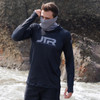 JTR Series Hooded Rashguard-Black/Grey