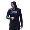 JTR Series Hooded Rashguard-Black/Grey