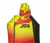 JTR Series Hooded Fade Rashguard- Yellow/ Red
