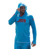 JTR Series Hooded Rashguard- Aqua Blue