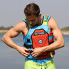RS.25 Side Entry Impact Vest (Red/Aqua)
