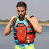 RS.25 Side Entry Impact Vest (Red/Aqua)
