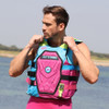 RS.25 Side Entry Impact Vest (Pink/ Aqua) 
